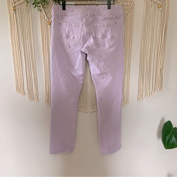 LILLY PULITZER Wisteria Worth Straight Jeans Purple Size 10 - Picture 3 of 16